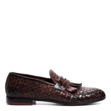 HANDCRAFTED LEATHER LOAFERS 01BI