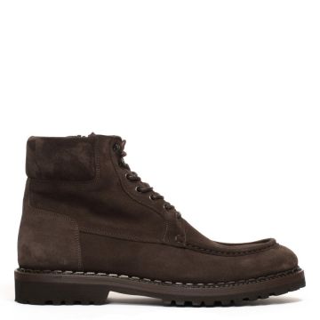 SUEDE LACE UP BOOTS