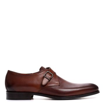 HANDCRAFTED LEATHER MONK STRAP SHOES 010117A