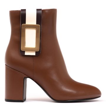 LEATHER ANKLE BOOTS