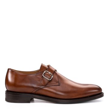 LEATHER MONK STRAP SHOES 0027103