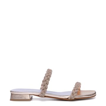 FLAT SANDALS WITH STRASS 0133253