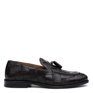 WEAVED LEATHER  LOAFERS 7114148