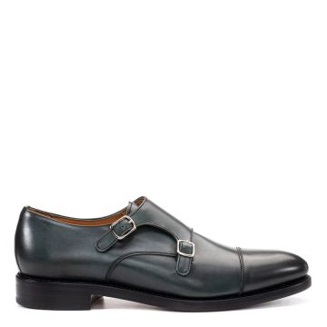 LEATHER MONK STRAP SHOES 0022125