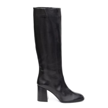 LEATHER HEELED BOOTS 5460V