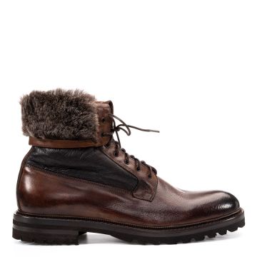 LEATHER LACE UP BOOTS 580M