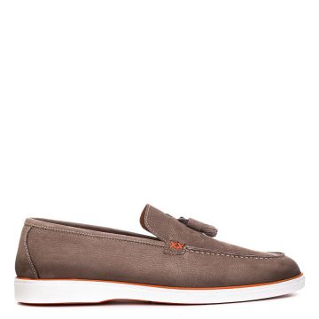 NUBUCK LEATHER LOAFERS