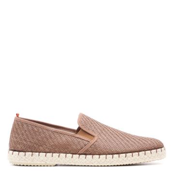 WOVEN LEATHER ESPADRILLES 214810240