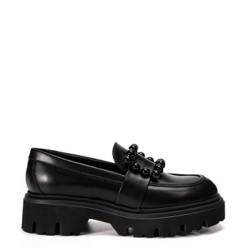 LEATHER CHUNKY LOAFERS 85L2