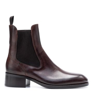 HANDCRAFTED LEATHER ANKLE BOOTS 930D