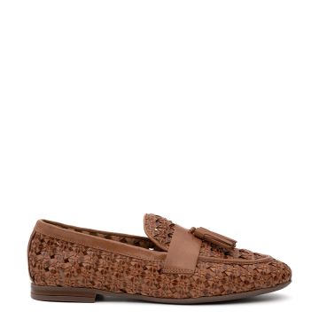 WEAVED LEATHER LOAFERS 95F6