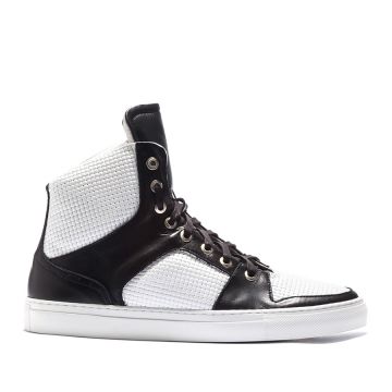 LEATHER  HIGH TOP SNEAKERS