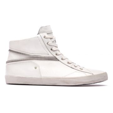 LEATHER HIGH TOP  SNEAKERS