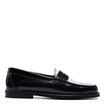 LEATHER PENNY LOAFERS 409ALLEGRA