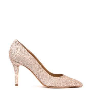 GLITTER POINTED PUMPS