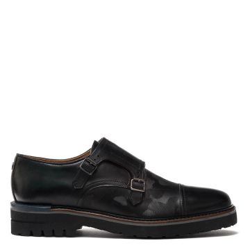 LEATHER MONK STRAP SHOES