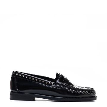 LEATHER PENNY LOAFERS 409DAFN