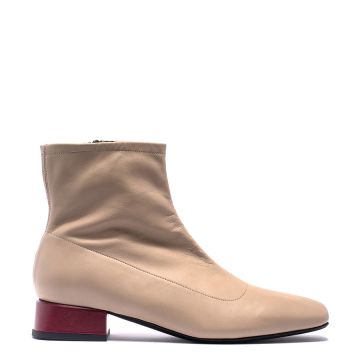 NAPPA LEATHER ANKLE BOOTS