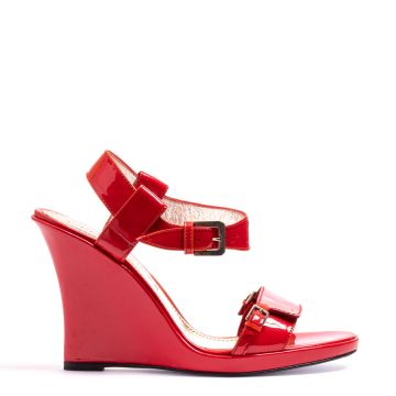 PATENT LEATHER WEDGES