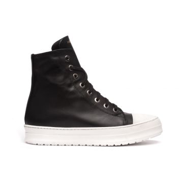 LEATHER HIGH TOP SNEAKERS