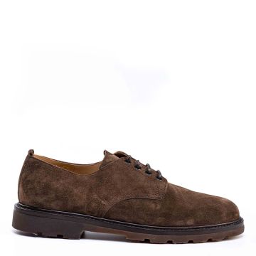 HANDCRAFTED SUEDE LACE UP SHOES JOHN
