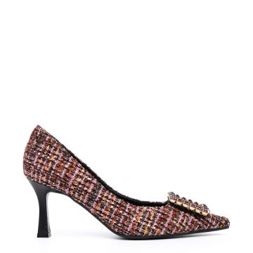LILLY TWEED POINTED PUMPS