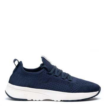WOVEN COTTON BLEND TRAINERS