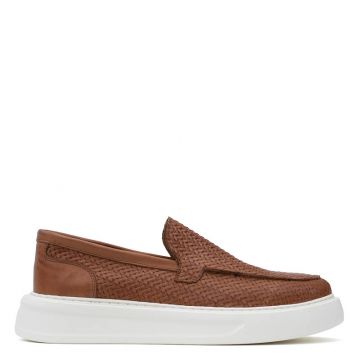 NUBUCK LEATHER SNEAKERS 394MOCBV