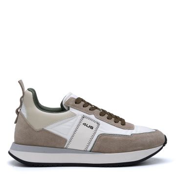SUEDE AND FABRIC SNEAKERS SEAN