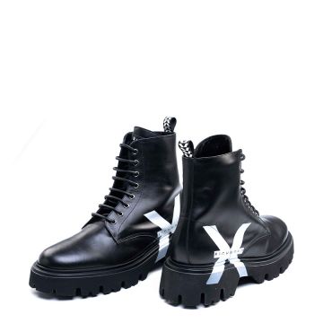 LEATHER LACE UP BOOTS 20045