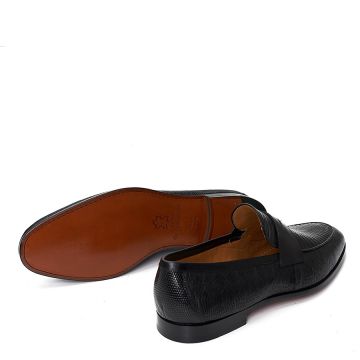 HANDCRAFTED LEATHER LOAFERS 01623257