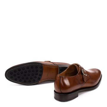LEATHER MONK STRAP SHOES 0027103