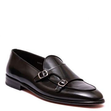 LEATHER MONK STRAP SHOES