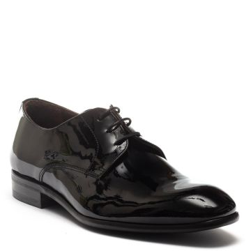 PATENT LEATHER LACE UP SHOES 0024869