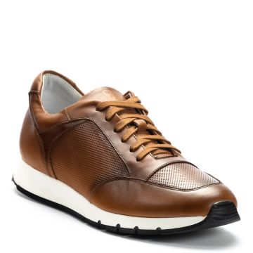 LEATHER RUNNING SNEAKERS