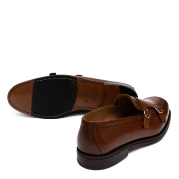 LEATHER DOUBLE MONK LOAFERS 2095594