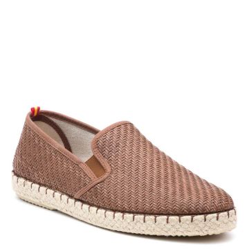 WOVEN LEATHER ESPADRILLES 214810240