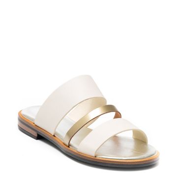 LEATHER FLAT SANDALS