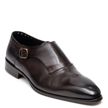 HANDCRAFTED LEATHER MONK STRAP SHOES