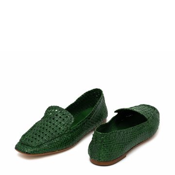 WEAVED LEATHER LOAFERS ARTHUR
