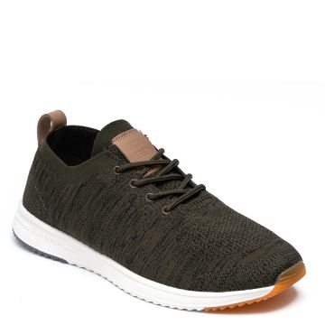 WOVEN COTTON BLEND TRAINERS