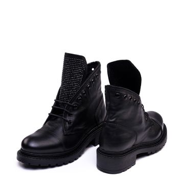 LEATHER ANKLE BOOTS MA94