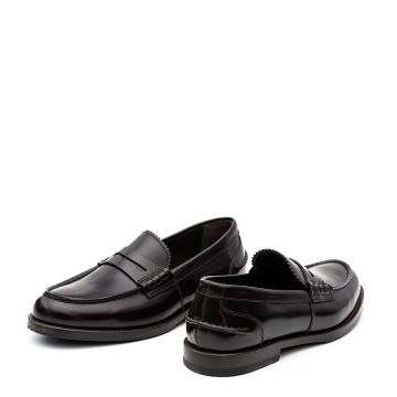 WOMEN'S HANDCRAFTED LEATHER LOAFERS 348PMD06