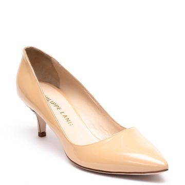 PATENT LEATHER POINTED PUMPS