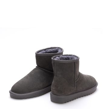 SUEDE BOOTS WITH WOOL BLEND LINING