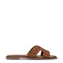 LEATHER FLAT SANDALS 71610141C