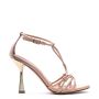 HIGH HEEL LEATHER SANDALS