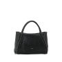 WOVEN LEATHER MINI SHOPPER BAG 31673