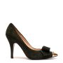 SUEDE POINTED PUMPS