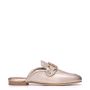 LEATHER FLAT MULES MARTINA